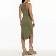 Снимка на REPLAY ДАМСКА РОКЛЯ STRETCH RIB MIDI DRESS В СВЕТЛОЗЕЛЕНО 2