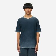 Picture of DIRTY LAUNDRY MEN'S THE RAGLAN SLUB T-SHIRT IN SHADOW BLUE 1