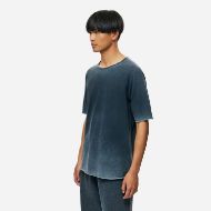 Picture of DIRTY LAUNDRY MEN'S THE RAGLAN SLUB T-SHIRT IN SHADOW BLUE 2