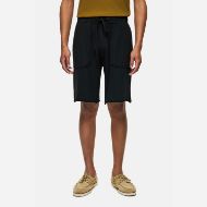 Picture of DIRTY LAUNDRY MEN'S RAW EDGES SWEATBERMUDA IN BLACK 1