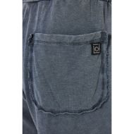 Picture of DIRTY LAUNDRY MEN'S RAW EDGES SWEATBERMUDA IN SHADOW BLUE 5