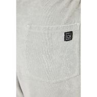 Picture of DIRTY LAUNDRY MEN'S TERRY TOWEL SWEATBERMUDA IN VINTAGE GREIGE 3