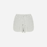 Picture of DIRTY LAUNDRY WOMEN'S TERRY TOWEL SWEATBERMUDA IN VINTAGE GREIGE 1