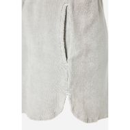 Picture of DIRTY LAUNDRY WOMEN'S TERRY TOWEL SWEATBERMUDA IN VINTAGE GREIGE 3