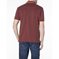 Picture of REPLAY MEN'S STRETCH PIQUÉ POLO IN DK BORDEAUX 2