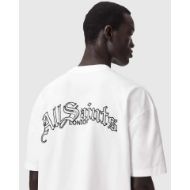 Снимка на ALLSAINTS МЪЖКА БЛУЗА DESCENT OVERSIZED GRAPHIC T-SHIRT ASHEN WHITE 6