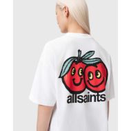 Picture of ALLSAINTS WOMEN'S MUTUAL ETTA T-SHIRT ASHEN WHITE 5