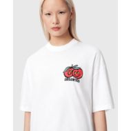 Picture of ALLSAINTS WOMEN'S MUTUAL ETTA T-SHIRT ASHEN WHITE 4