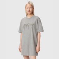 Снимка на ALLSAINTS ДАМСКА РОКЛЯ CHAINS T-SHIRT DRESS GREY MELANGE 1