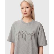 Снимка на ALLSAINTS ДАМСКА РОКЛЯ CHAINS T-SHIRT DRESS GREY MELANGE 4