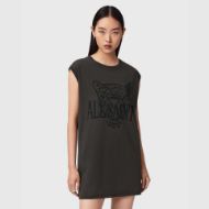 Снимка на ALLSAINTS ДАМСКА РОКЛЯ WILD BROOKE DRESS WASHED GREY 4