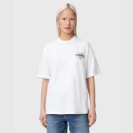 Picture of ALLSAINTS WOMEN'S PENTACLE ETTA T-SHIRT OPTIC WHITE 1