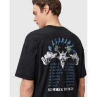 Снимка на ALLSAINTS МЪЖКА БЛУЗА PALM RIPPER SHORT SLEEVE CREW WASHED BLACK 4