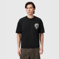 Снимка на ALLSAINTS МЪЖКА БЛУЗА PETALS SHORT SLEEVE CREW WASHED BLACK 1