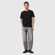 Picture of ALLSAINTS MEN'S FLAX SHORT SLEEVE CREW JET BLACK 5