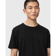 Picture of ALLSAINTS MEN'S FLAX SHORT SLEEVE CREW JET BLACK 3