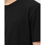 Picture of ALLSAINTS MEN'S FLAX SHORT SLEEVE CREW JET BLACK 4