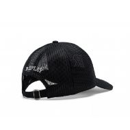 Picture of REPLAY WOMEN'S CAP WITH R AND PEARL STUDS IN BLACK SAND 2