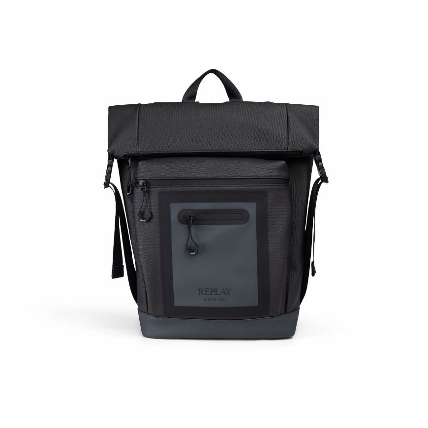 Снимка на REPLAY МЪЖКА РАНИЦА MIX FABRIC BACKPACK В ПЯСЪЧНО ЧЕРНО