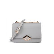 Picture of REPLAY WOMEN'S CROSSBODY BAG WITH DIAMOND LOGO IN ELEPHANT SKIN 1