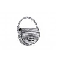 Picture of REPLAY WOMEN'S TEXTURIZED PRINTED BAG WITH HANDLE AND SHOULDER STRAP IN BLACK 2