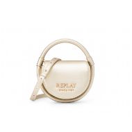 Picture of REPLAY WOMEN'S BAG WITH HANDLE AND SHOULDER STRAP IN RICH GOLD 1