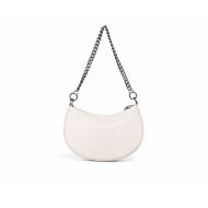 Picture of REPLAY WOMEN'S CROSSBODY BAG IN SOFT PU WITH METALLIC DIAMOND LOGO IN WHITE SMOKE 3