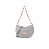 Picture of REPLAY WOMEN'S CROSSBODY BAG IN SOFT PU WITH METALLIC DIAMOND LOGO IN ELEPHANT SKIN 1