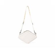Picture of REPLAY WOMEN'S DIAMOND CROSSBODY BAG WITH LOGO IN OFF WHITE 2