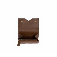 Picture of REPLAY WOMEN'S FLAP WALLET WITH DIAMOND LOGO IN CARAMEL CAFE' 2