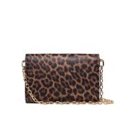 Picture of REPLAY WOMEN'S PRINTED FLAP WALLET WITH DIAMOND LOGO AND CHAIN IN MONK'S ROBE 2