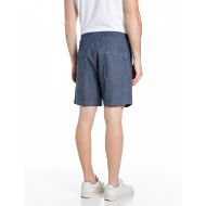 Снимка на REPLAY МЪЖКИ БЕРМУДИ DENIM SHORTS WITH DRAWSTRING В ТЪМНОСИНЬО 3