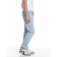 Picture of REPLAY MEN'S ANBASS SLIM FIT JEANS 11 OZ DEEP BLUE COMFORT IN SUPERLIGHT BLUE 2