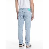 Picture of REPLAY MEN'S ANBASS SLIM FIT JEANS 11 OZ DEEP BLUE COMFORT IN SUPERLIGHT BLUE 3