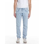 Picture of REPLAY MEN'S ANBASS SLIM FIT JEANS 11 OZ DEEP BLUE COMFORT IN SUPERLIGHT BLUE 1