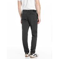 Picture of REPLAY MEN'S BENNI 8 OZ SUPER SOFT STR.BLACK OD BLACK DENIM PANTS IN BLACK DELAVÈ 3