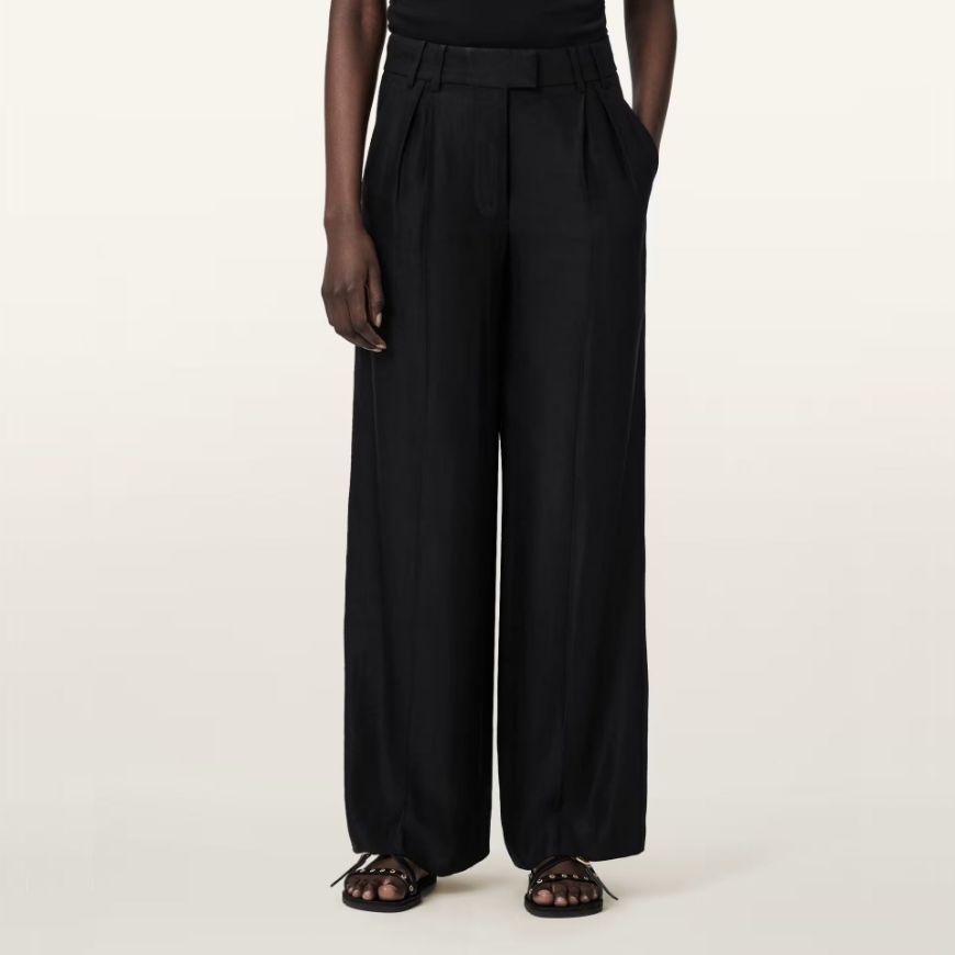 Снимка на ALLSAINTS ДАМСКИ ПАНТАЛОН CHARLEY TROUSERS BLACK