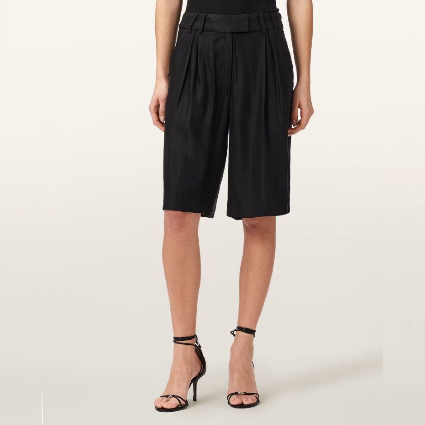 Снимка на ALLSAINTS ДАМСКИ БЕРМУДИ CHARLEY SHORTS BLACK