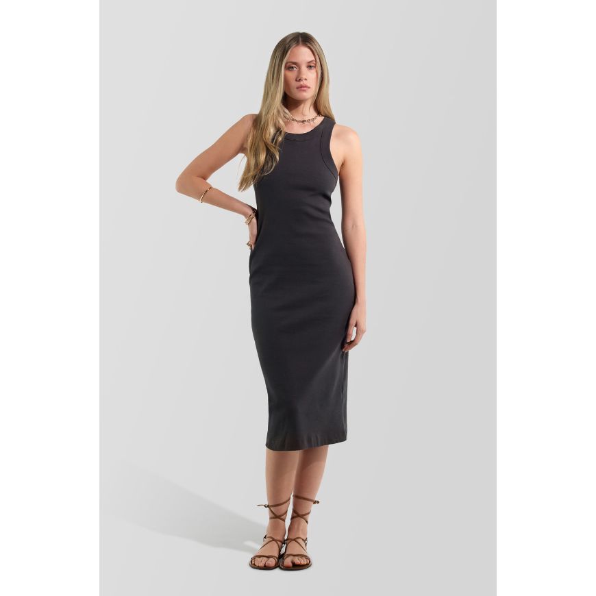 Picture of GAS WOMEN'S KARLA DRESS 3929 PHANTOM DARK GRAY