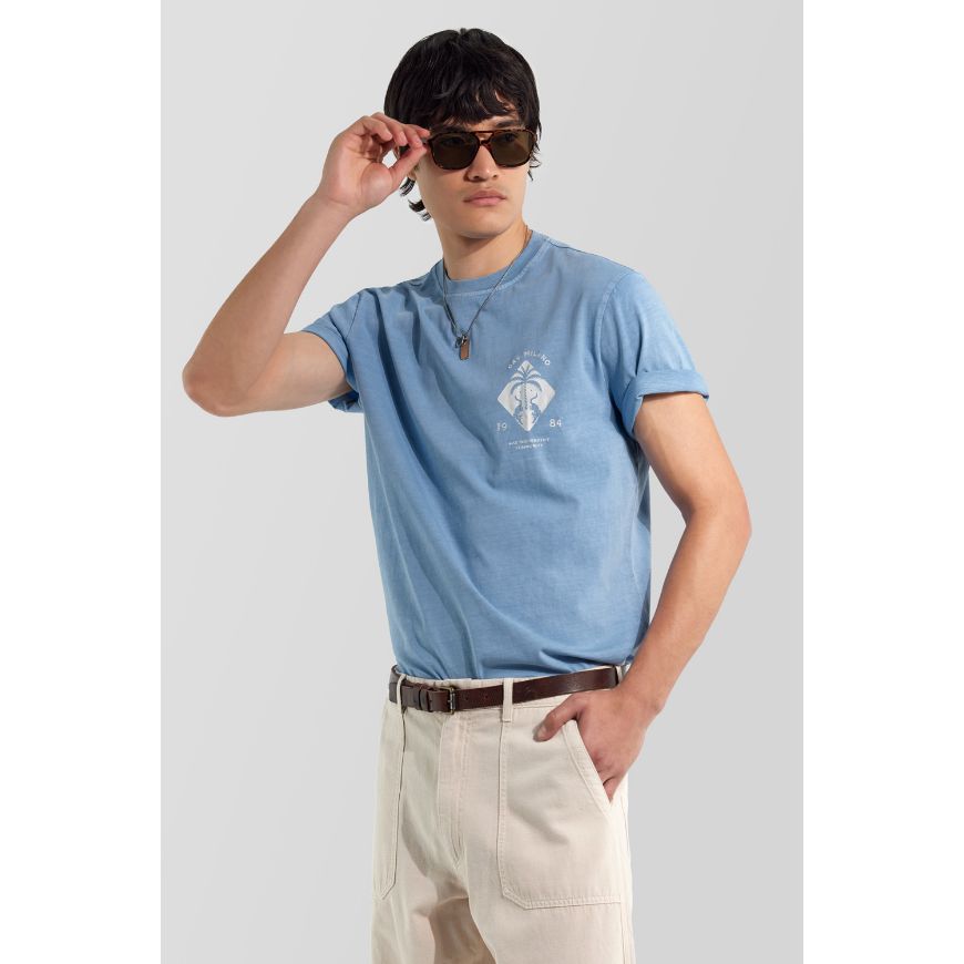 Picture of GAS MEN'S DHARIS M/C PALM 4714 LIGHT BLUE BELL