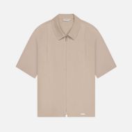Picture of OTP MEN'S PLEATED MARAIS SHIRT IN SAND 2