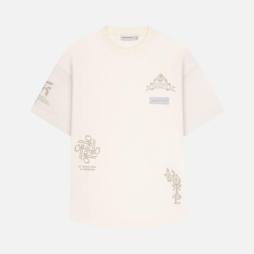 Picture of OTP MEN'S FILIGRAIN OVERSIZED FIT TEE IN OFF WHITE