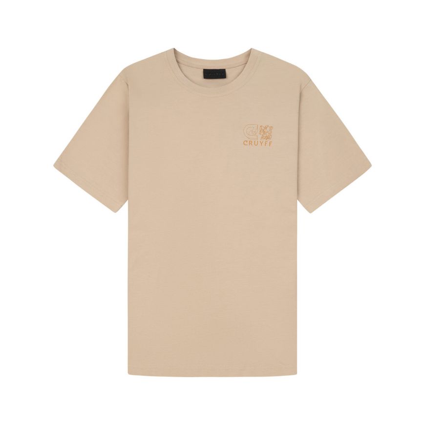 Picture of CRUYFF MEN'S SPIRIT TEE IN SAND
