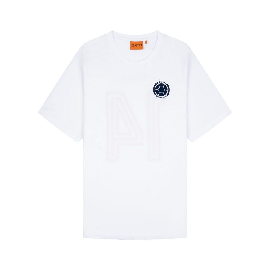 Picture of CRUYFF MEN'S TEAM CRUYFF TEE IN WHITE (USA)