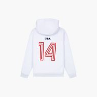 Picture of CRUYFF MEN'S TEAM CRUYFF HOODIE IN WHITE (USA) 2