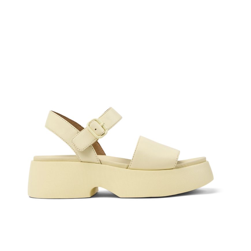 Picture of CAMPER WOMEN'S TASHA PLATFORM STRAP SANDAL IN YELLOW