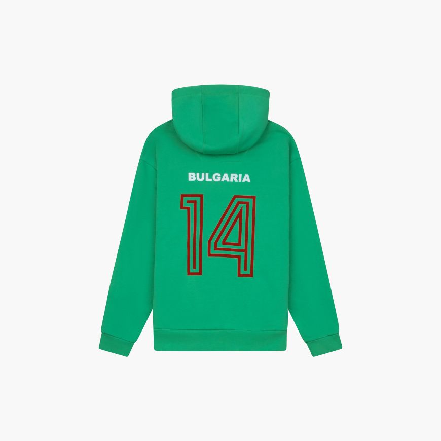 Picture of CRUYFF MEN'S TEAM CRUYFF HOODIE IN DEEP MINT (BULGARIA)