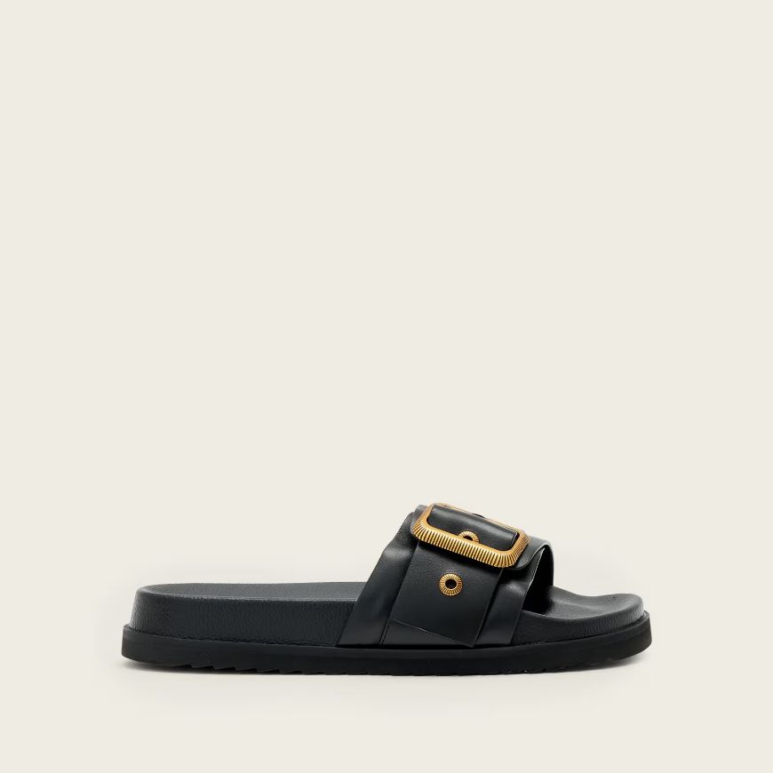 Снимка на ALLSAINTS ДАМСКИ СЛАЙДОВЕ ELLIE WESTERN SANDALS BLACK