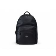 Picture of REPLAY MEN'S SOLID-COLOUR BACKPACK WITH DIAMOND LOGO IN BLACK 1