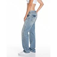 Picture of REPLAY WOMEN'S HALIA RELAXED FIT JEANS 11 OZ COMFORT BULE IN LIGHT BLUE 2
